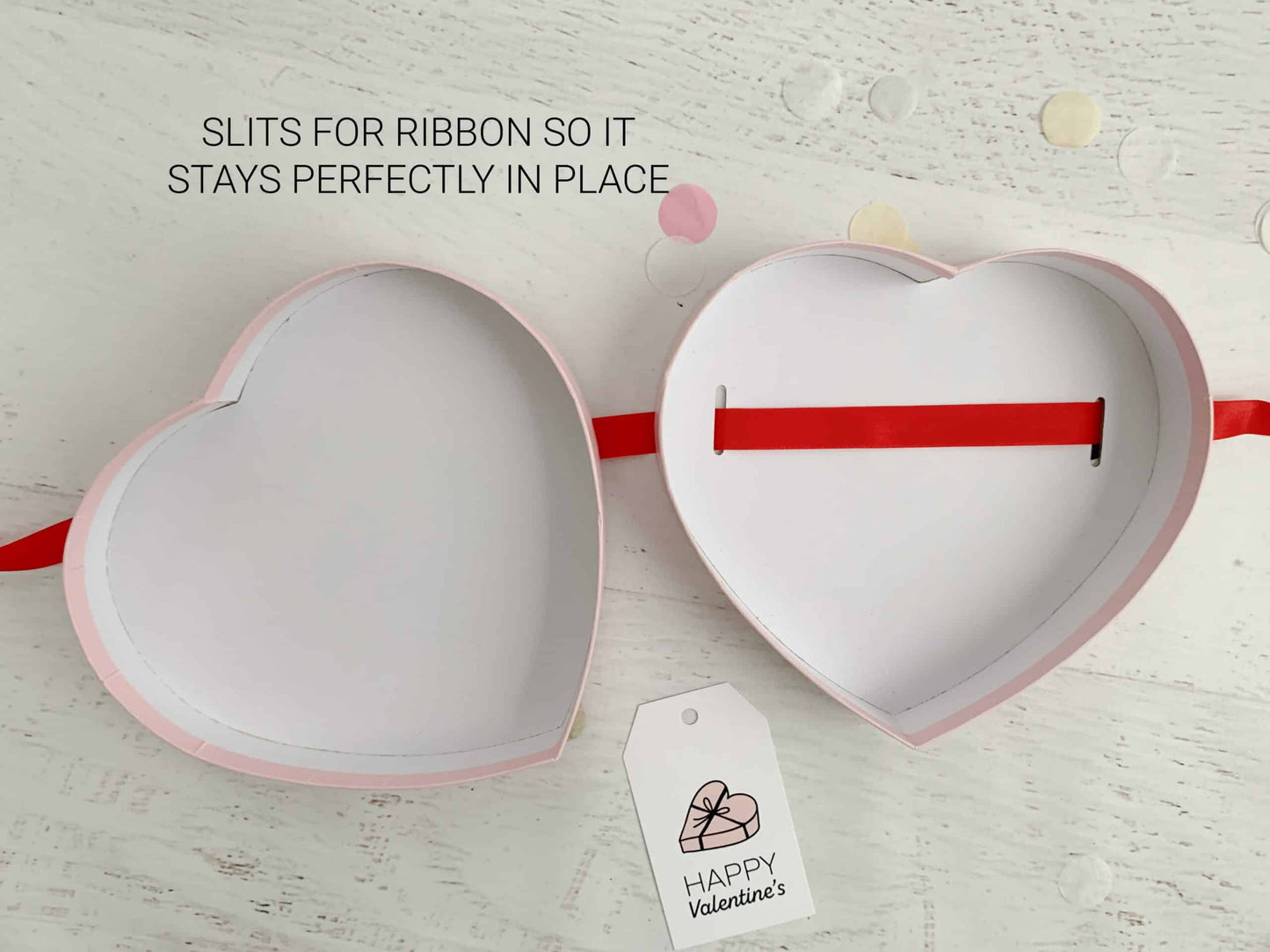 Pink Heart Candy Box