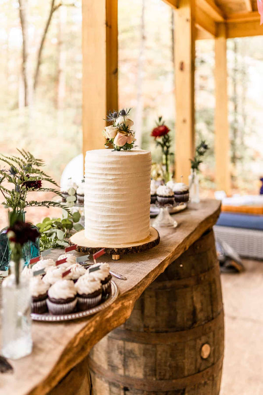 Wedding Cupcake Flag Toppers