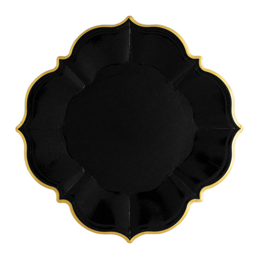 Black Luncheon Plates | EnFete Party