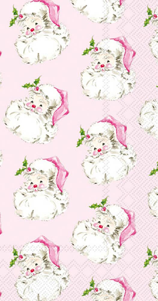 Pink Santa Guest Towels | EnFete Party