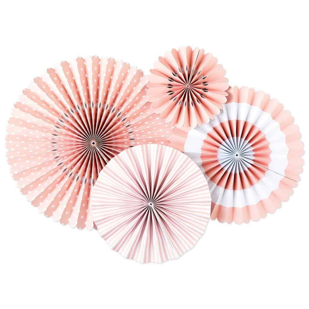 Ballet Blush Pink Party Photo Backdrop Fans