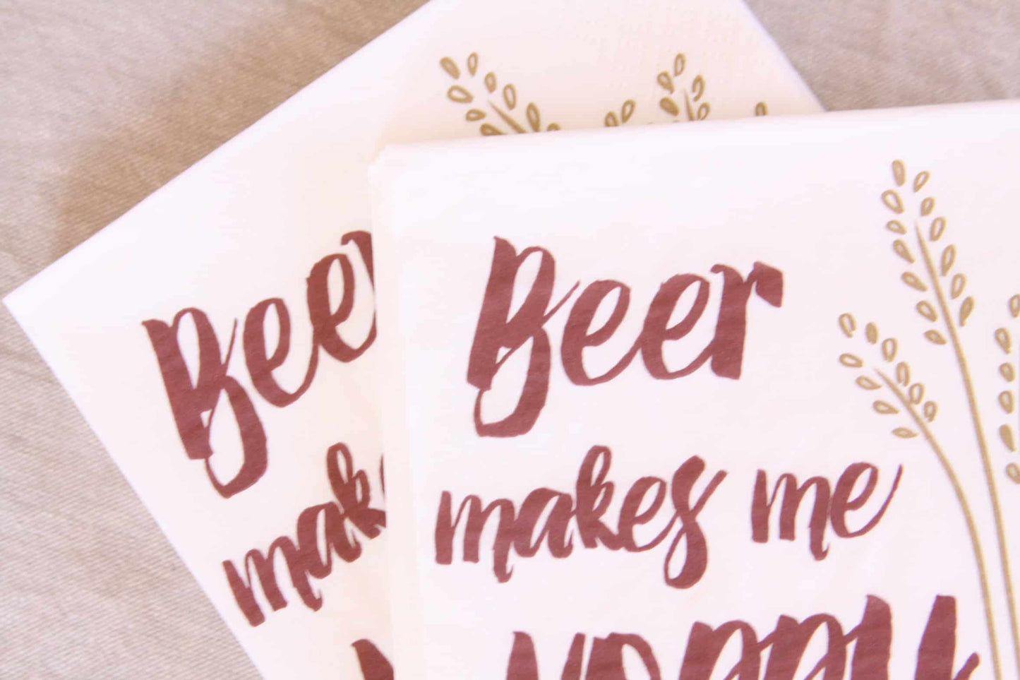 Beer Tasting Napkins
