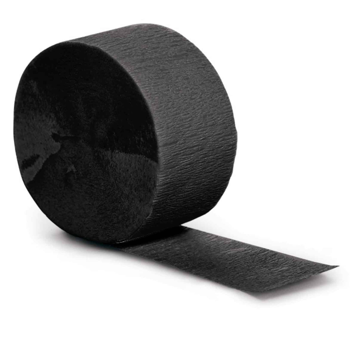 Black Crepe Paper Party Streamser