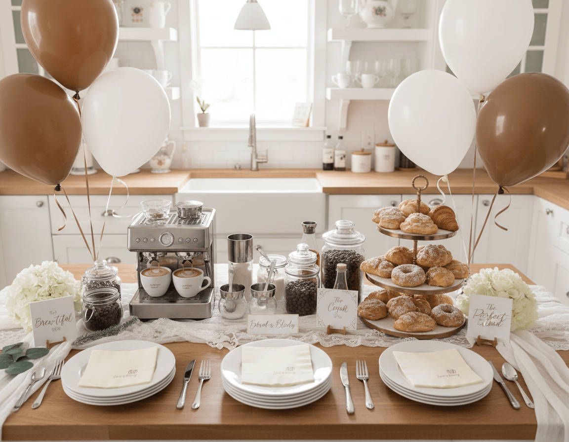 Bridal Shower Coffee Bar