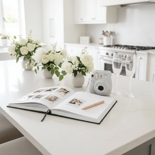 Complete Bridal Shower Guest Book Station