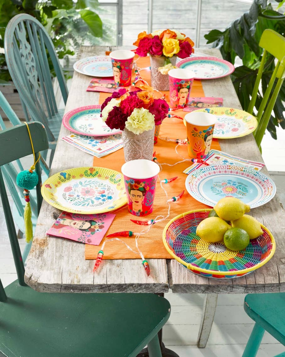 Boho Fiesta Paper Plates- Medium | EnFete Party
