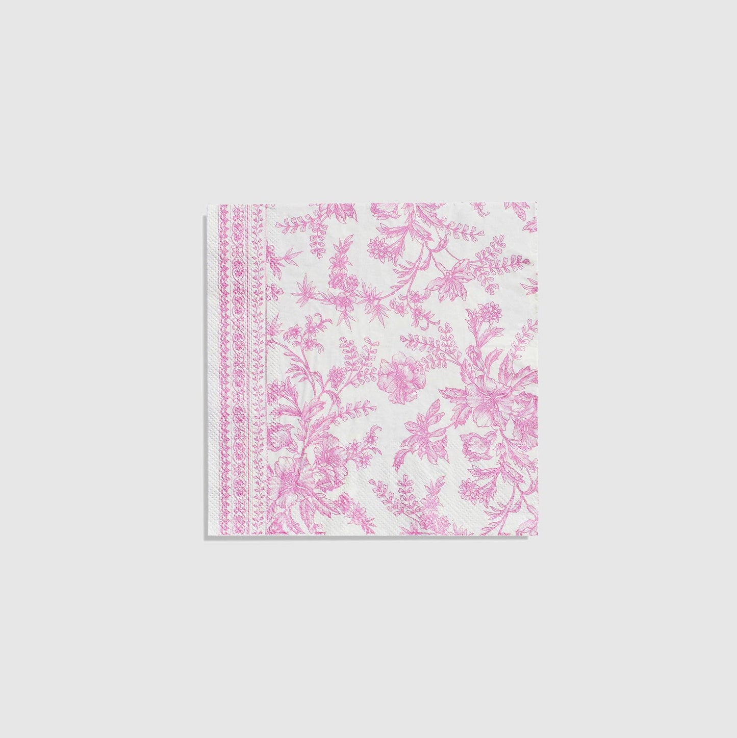 Pink Toile Luncheon Napkins