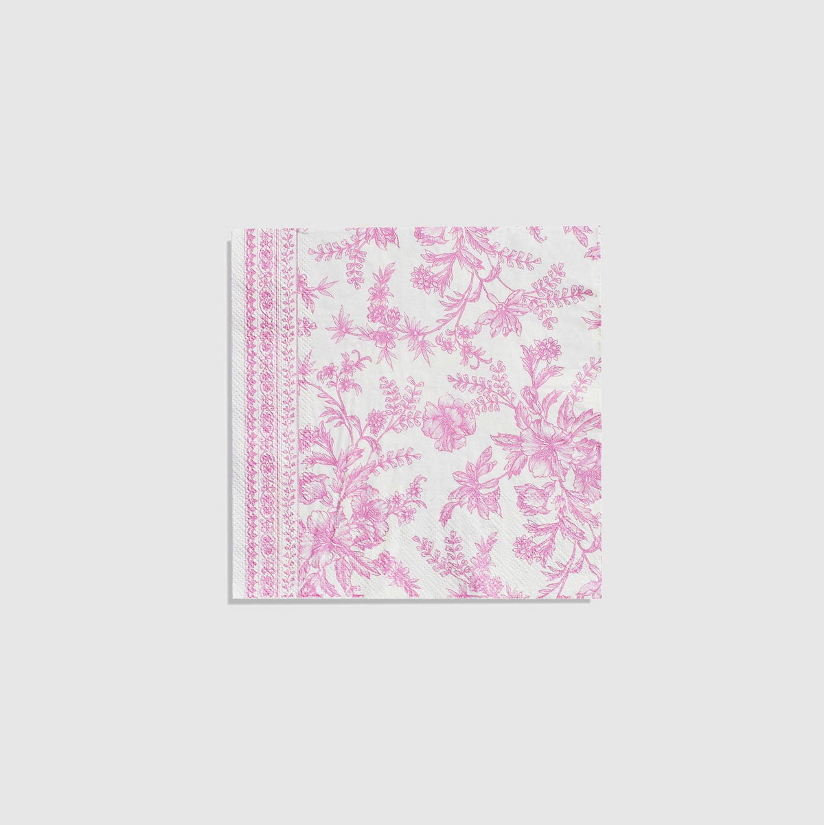 Pink Toile Luncheon Napkins | EnFete Party