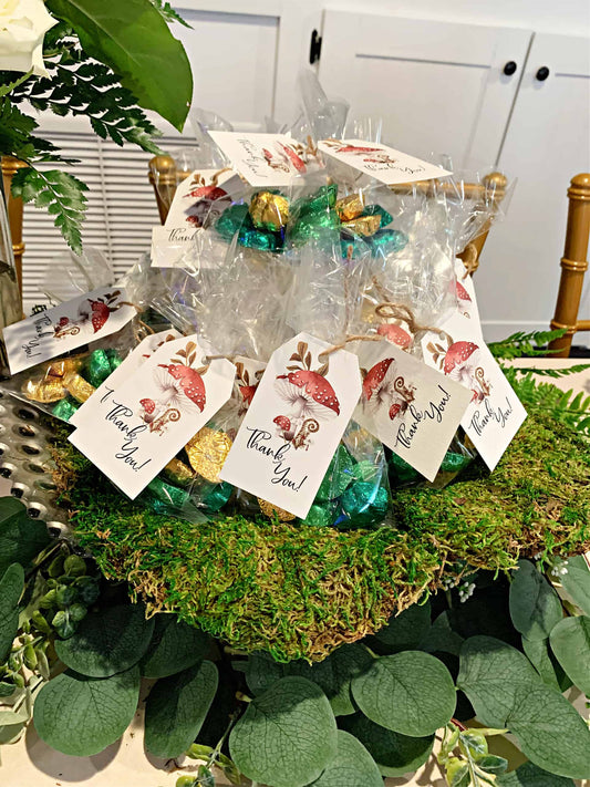 Mushroom Thank You Tag