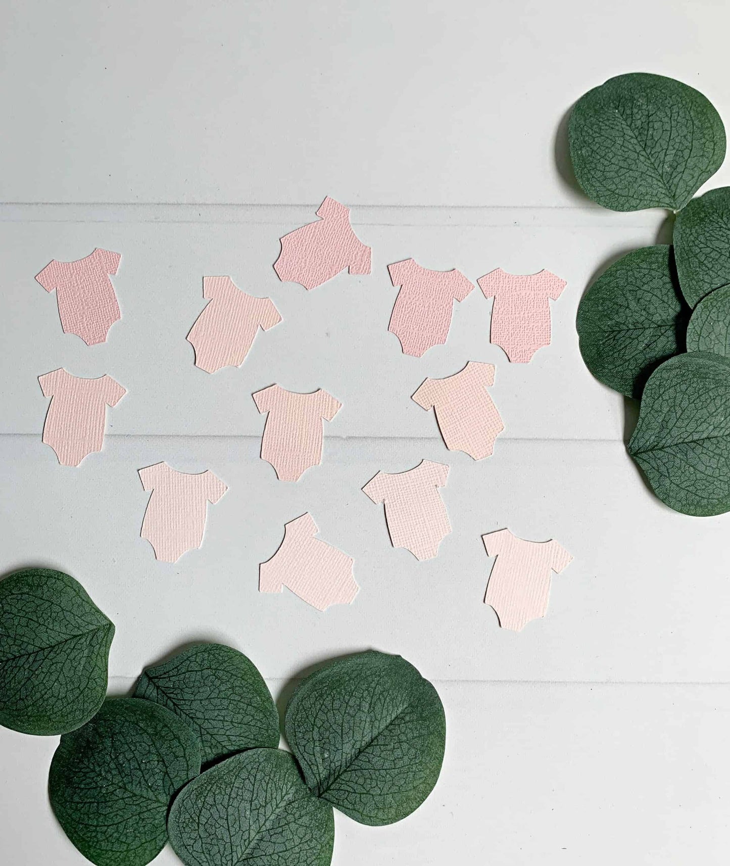 Mini Blush Onesie Confetti - Set of 12