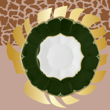 Safari Giraffe Print Table Runner - 96" Wipeable Paper | EnFete Party