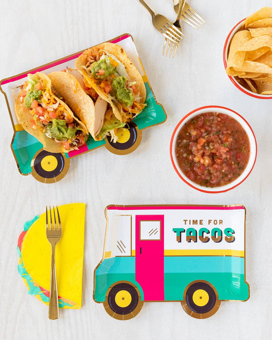 Taco Truck Plates | EnFete Party