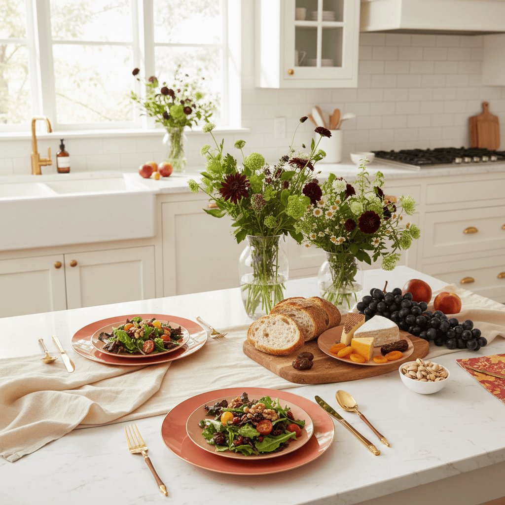 French country kitchen party