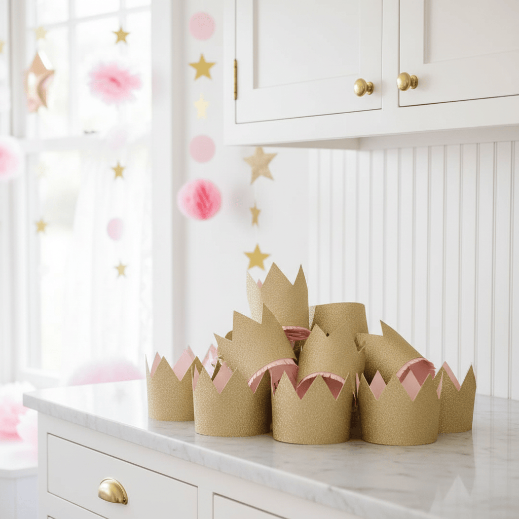 Gold Birthday Crowns French Country Kitchen