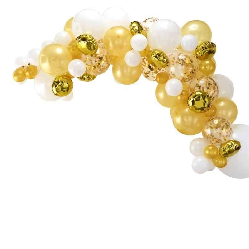 Gold Oh Baby Balloon Garland and Balloon Arch Kit
