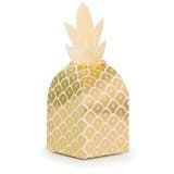 Gold Pineapple Favor Boxes