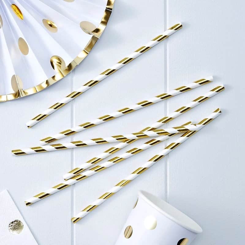 Gold Straws