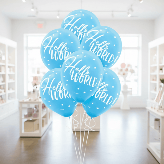 Hello World Balloon Bouquet