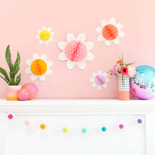 honeycomb baby in bloom wall decor