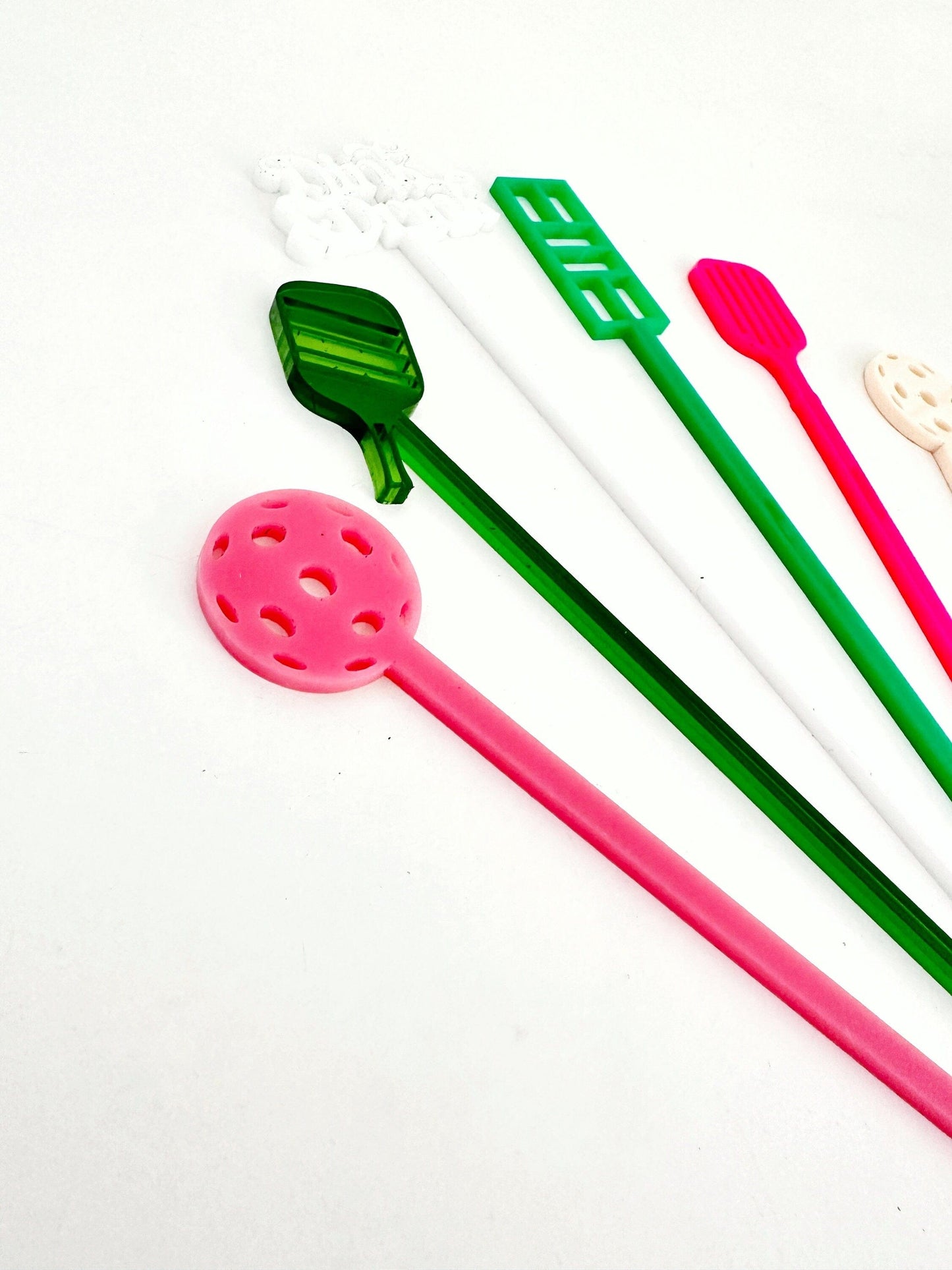 Pickleball Stir Stick Set - Pink | EnFete Party