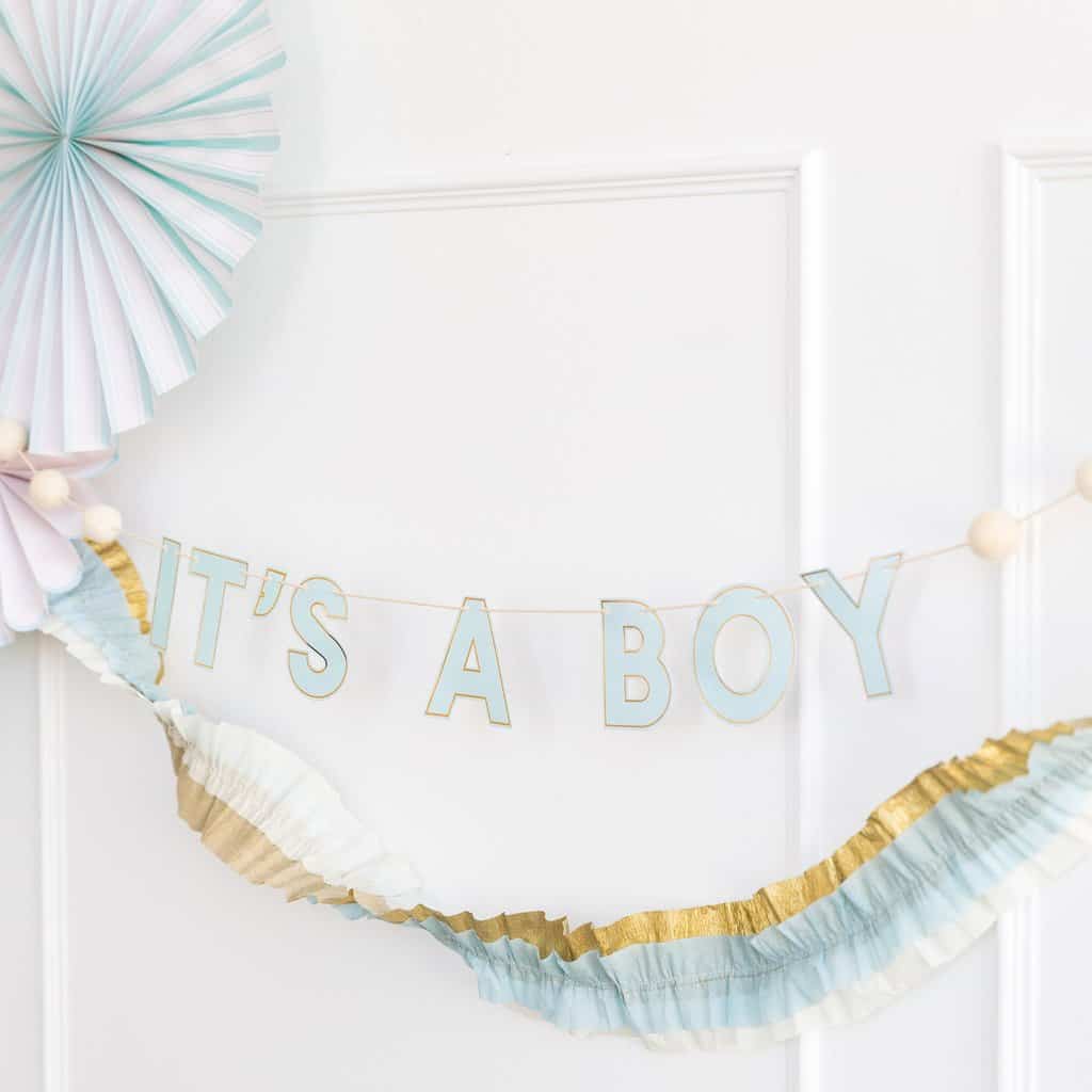 It's A Boy Banner