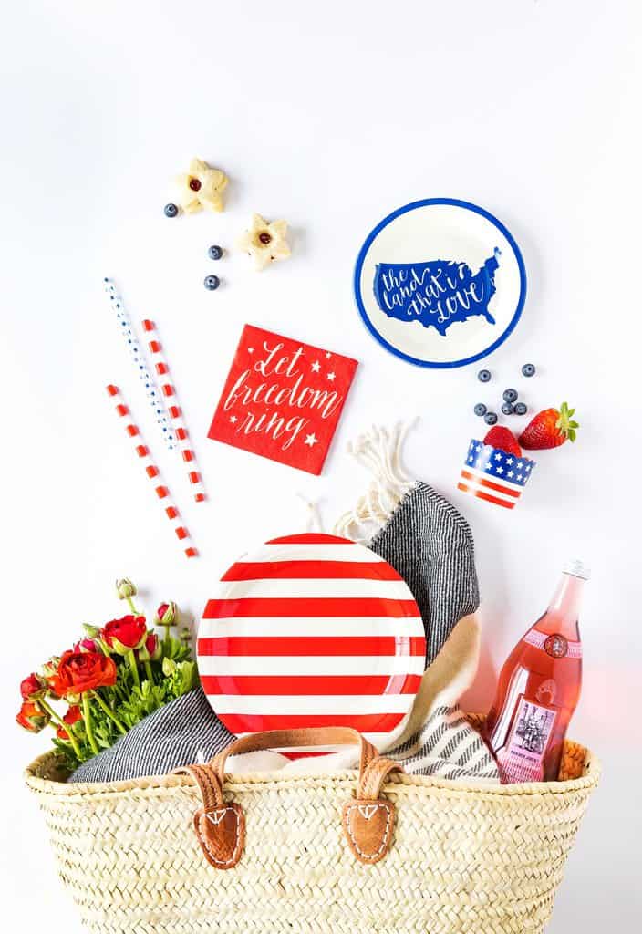 Americana Paper Plates and Napkins - Patriotic Decor