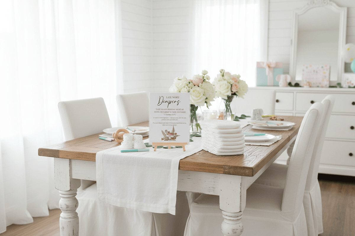 Late Night Diapers baby shower lifestyle photo