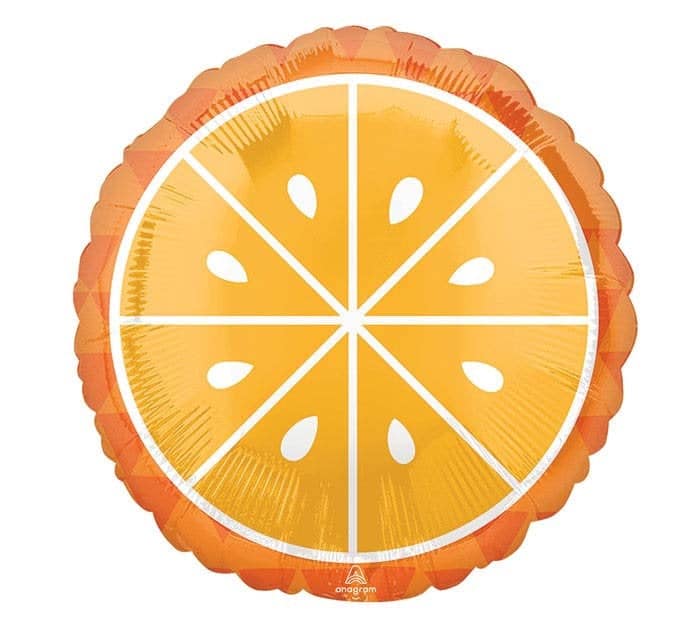 She Found Her Main Squeeze Orange Slice Balloon