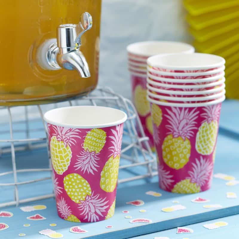 Pineapple Party Paper Cups