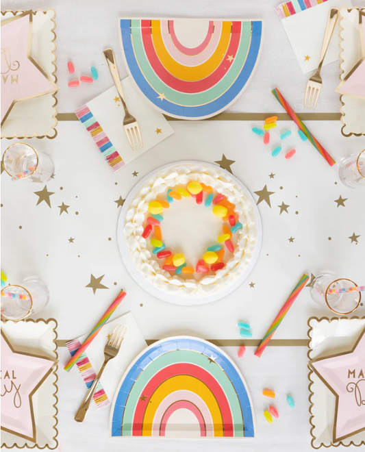 Rainbow Party Plates