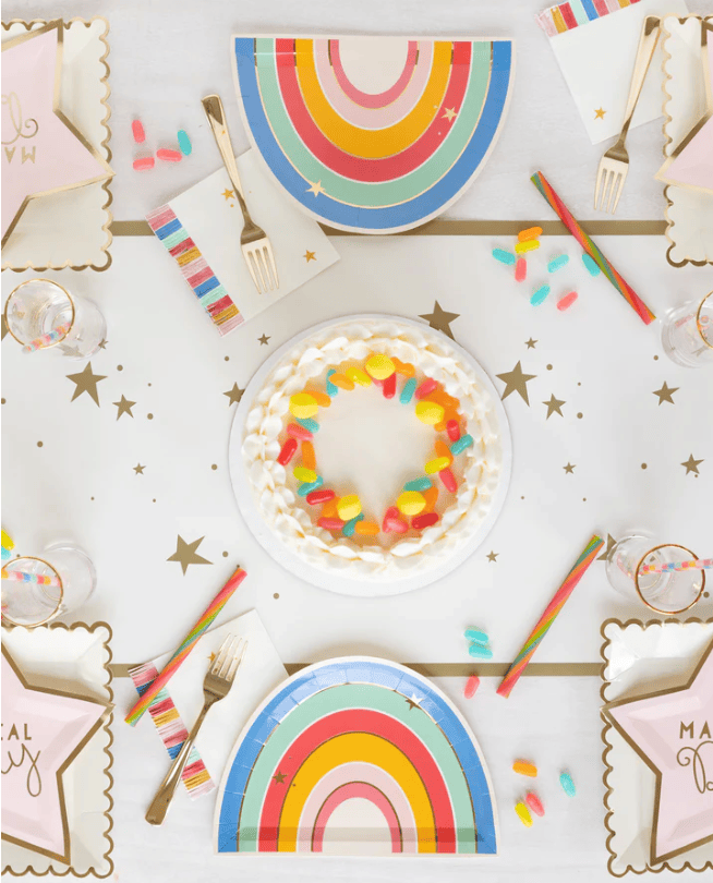 Rainbow Party Plates | EnFete Party