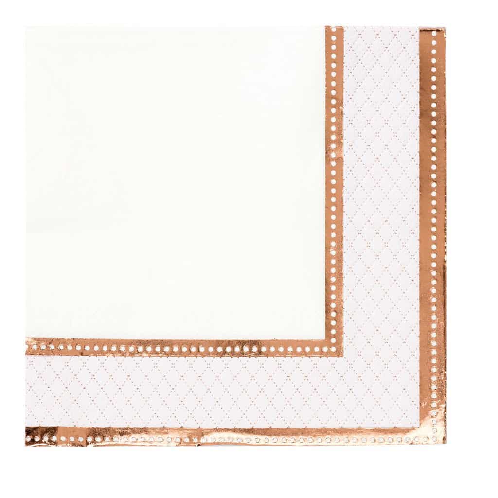 Rose Gold Party Napkins