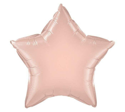 Rose Gold Star Balloon 20 Inch - Twinkle Twinkle Little Star Birthday Party Baby Shower Balloon