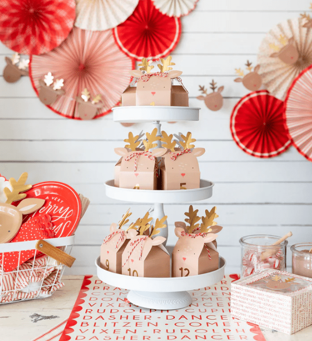 Christmas Countdown Kit - Reindeer Boxes