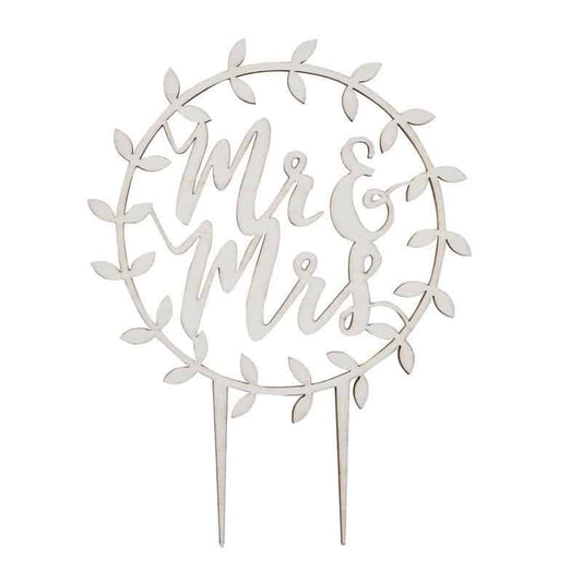 Rustic Wedding Cake Topper