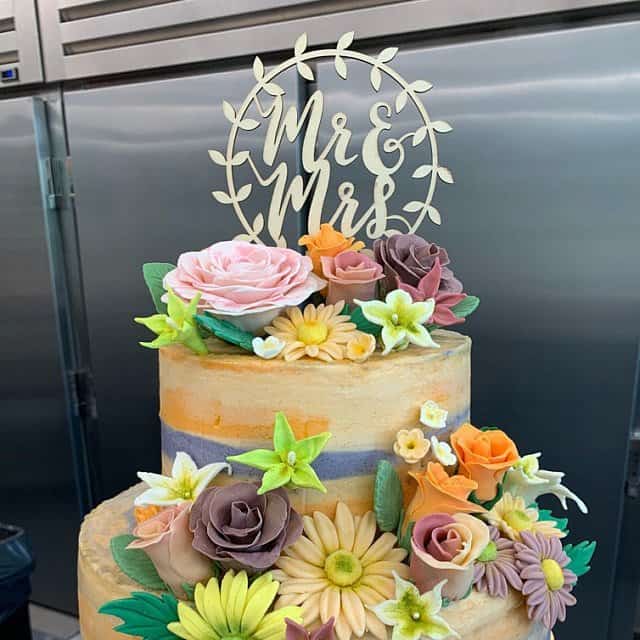 Rustic Wedding Cake Topper