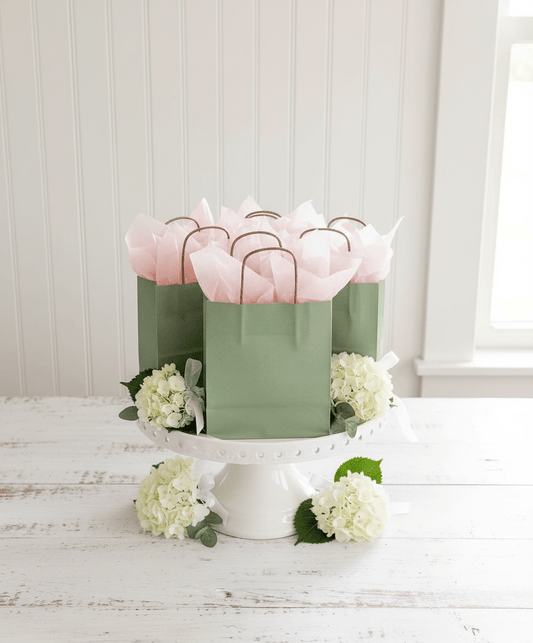 Sage Bags Party Favor Display