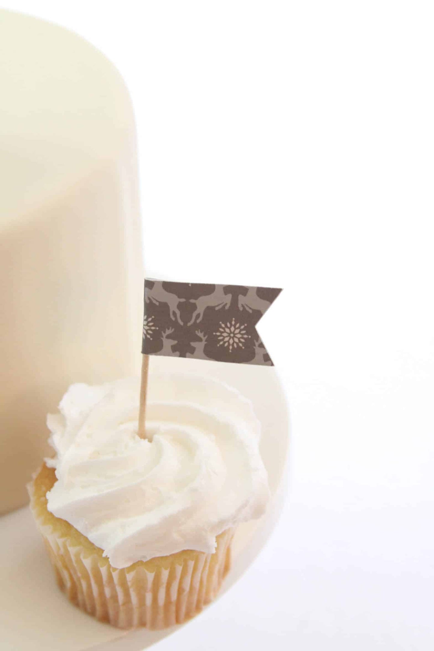 Snowflake Cupcake Toppers