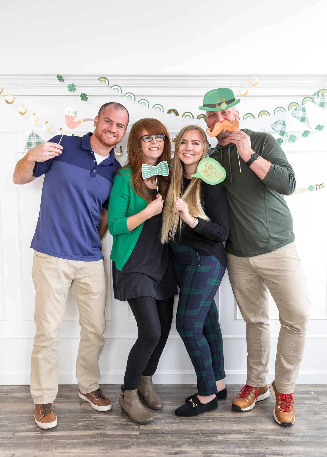 St. Patrick's Day Photo Booth Props