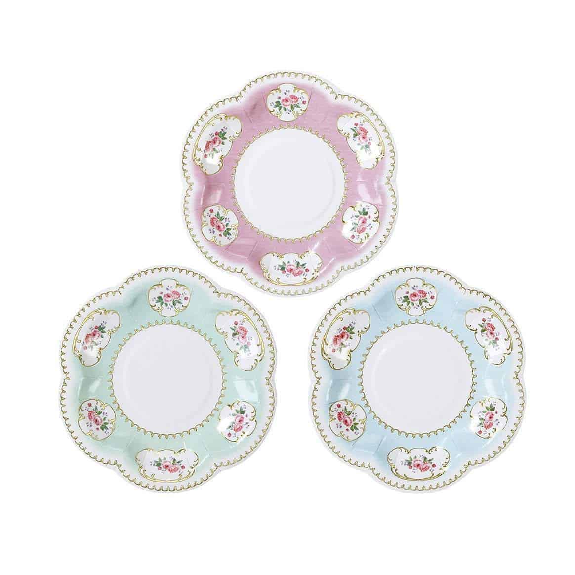 Tea Party Chintz Paper Plates