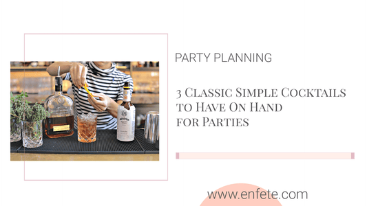 Classic Cocktail Recipes for your Holiday Parties and Entertaining