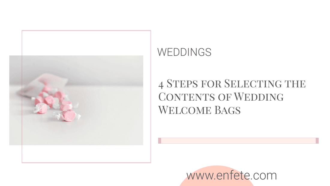 Preparing a customized wedding welcome bag is a great way to show your guests how much you appreciat