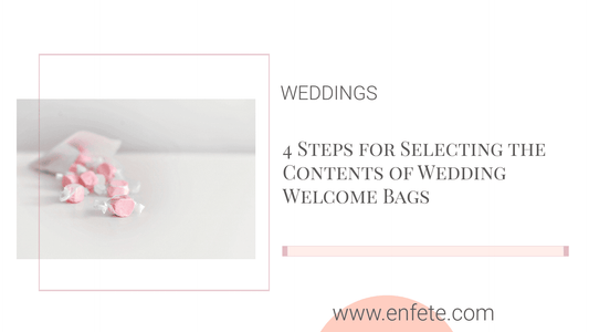 Preparing a customized wedding welcome bag is a great way to show your guests how much you appreciat
