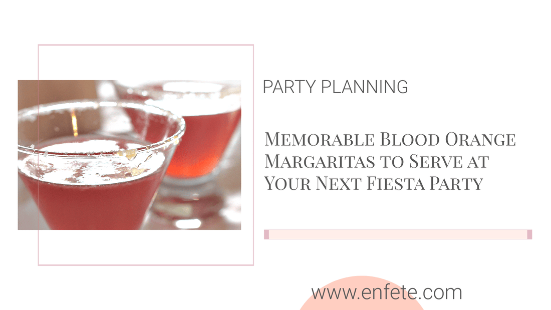 Blood oranges, used in this margarita recipe, are available in the US from December to May - making 