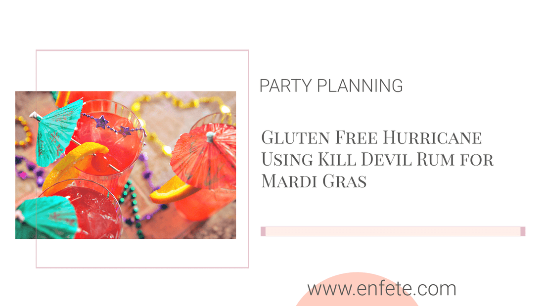 Savor the flavors of the Caribbean with our Gluten-Free Mardi Gras Hurricane cocktail! Made with Kil