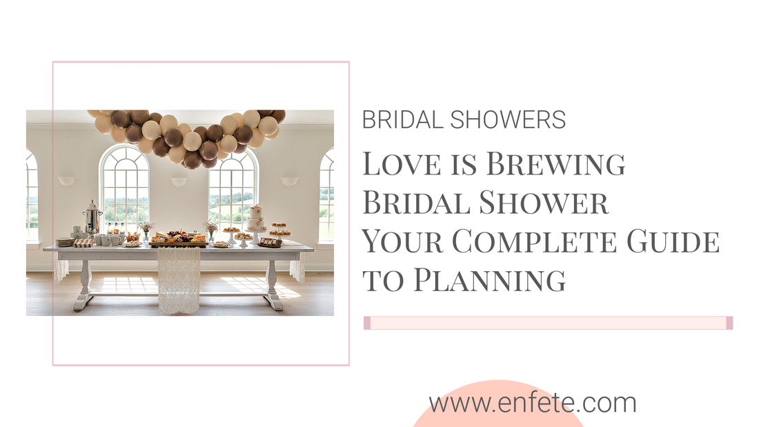 Love is Brewing: Create a Simple Yet Stunning Coffee & Dessert Bridal Shower | EnFete Party