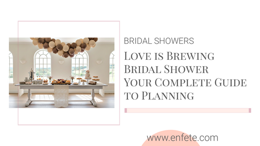 Love is Brewing: Create a Simple Yet Stunning Coffee & Dessert Bridal Shower | EnFete Party