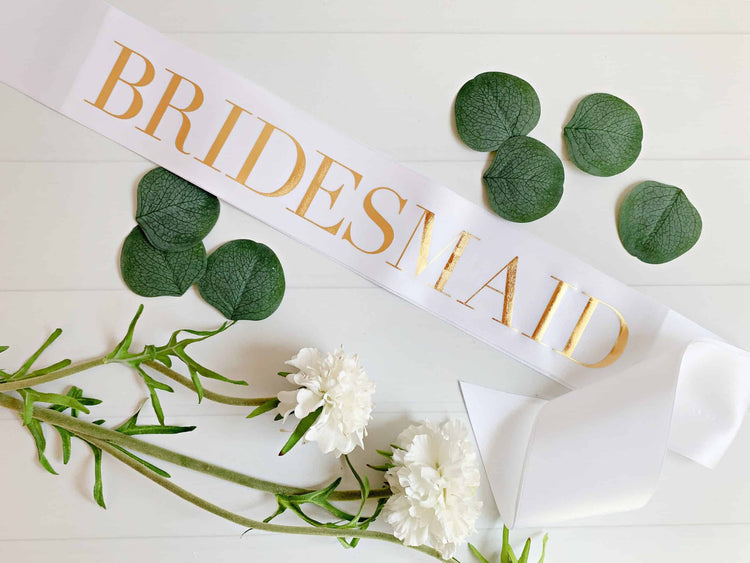 Bridesmaid Sash