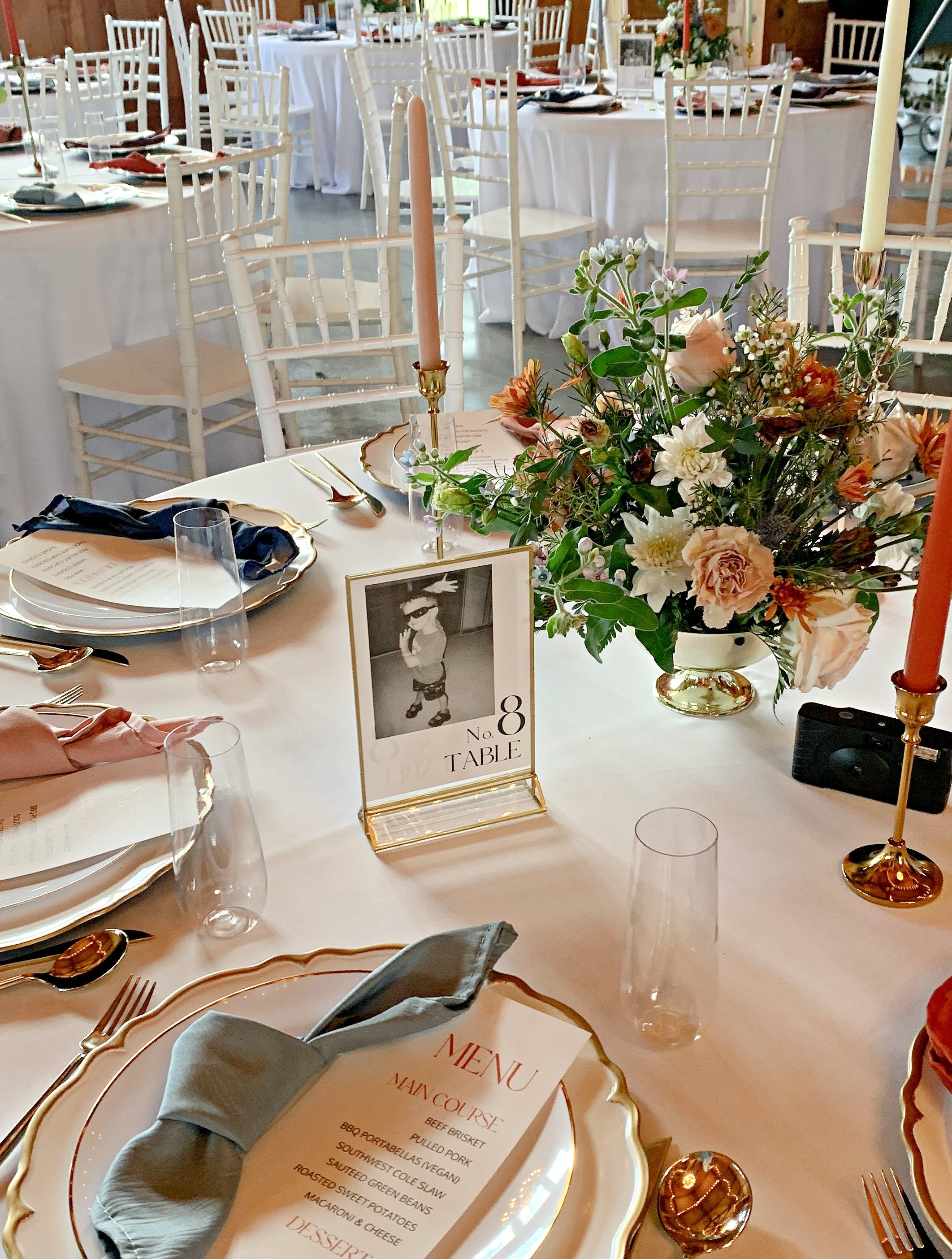 Table Numbers & Stands for Weddings and Events - EnFete Party Supplies
