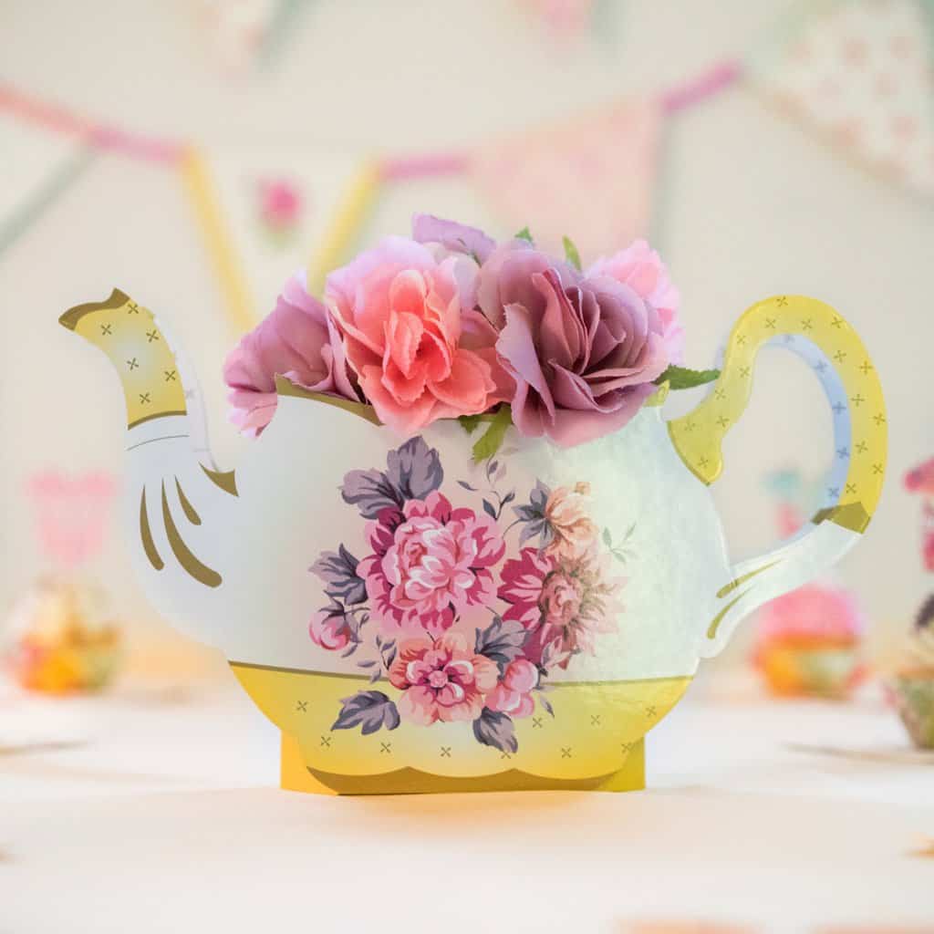 Teapot Vase - Perfect for a Bridal Shower or Mother's Day